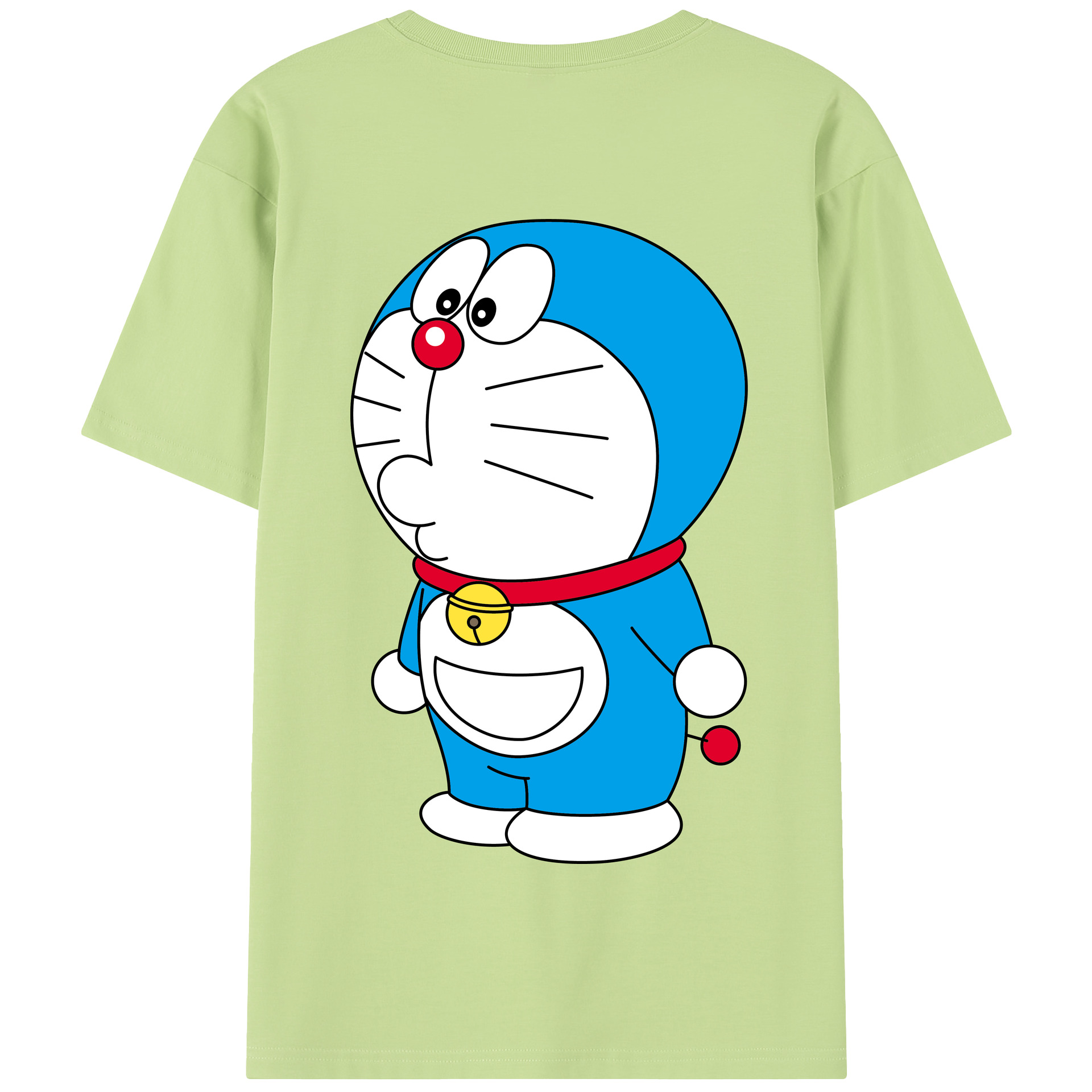 （画像用） ドラえもん Doraemon 綿100％半袖Tシャツ（背面プリント）